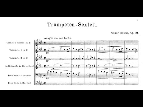 Bohme - Sextet [score]