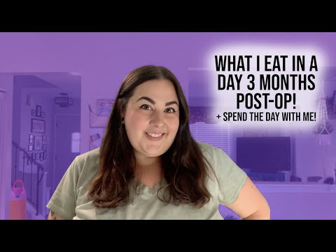 WHAT I EAT IN A DAY 3 MONTHS POST-OP! // DOWN 49 POUNDS // VSG SURGERY 2022