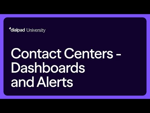 Dashboards & Alerts