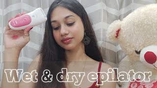 BRAUN SILK-EPIL 5-500 , Epilator for Beginners || wet & dry || gentle hair remover ||