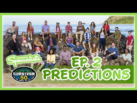 Survivor 50 Episode 2 Predictions w/ Survivor Analytics