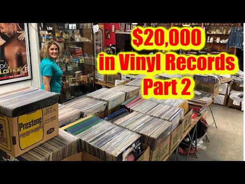 Storage Wars $ 20.000 CASH in Schallplatten-Vinylsammlung Teil 2 Rockmusik