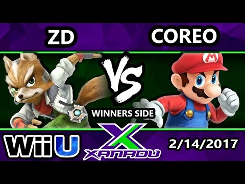 S@X 189 - InC | ZD (Fox) Vs. Coreo (Mario) - SSB4 Tournament - Smash for Wii U - Smash 4