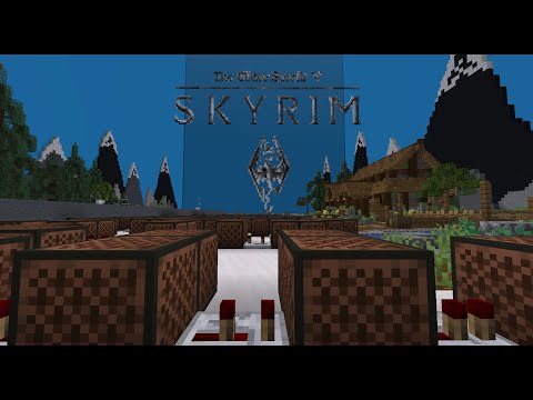 The Elder Scrolls - Skyrim Theme (Dragonborn) [Minecraft Noteblocks]