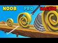 NOOB vs PRO vs HACKER - Spiral Roll