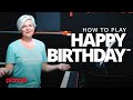 How To Play Happy Birthday On The Piano Basic Jazzy Version