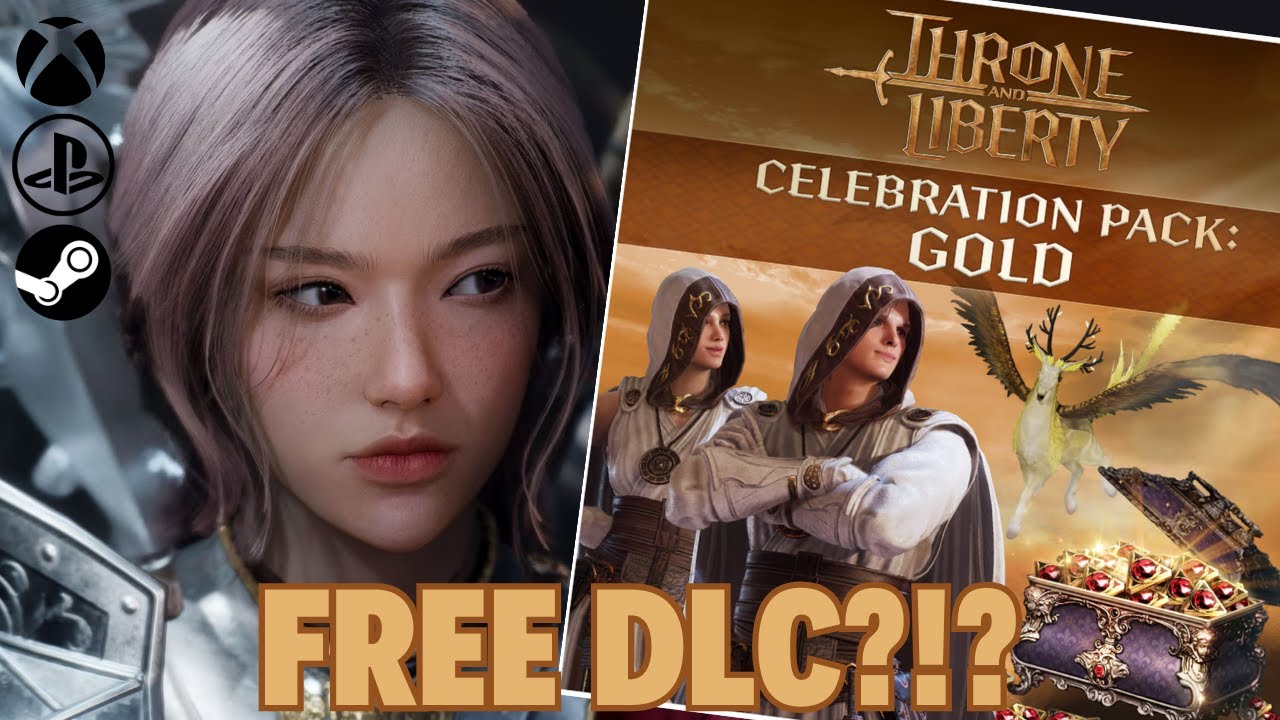 🛡️How to get Throne and Liberty Gold Celebration Pack DLC for FREE!!!🗡️ (Steam, Xbox, Playstation)