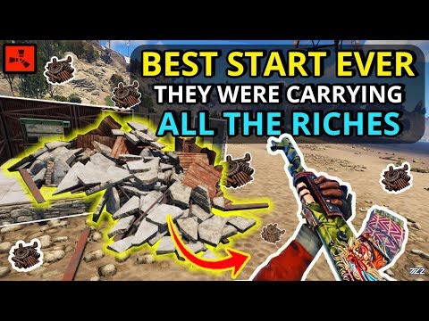 RUST BEST START - Caught Them Carrying A HUGE SCRAP JACKPOT! - RUST SOLO/Duo