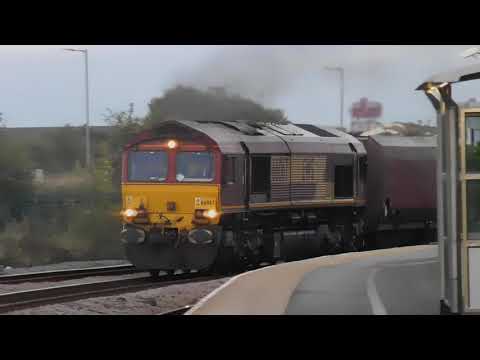 66067 passes Thornaby - 6V03 Tees N.Y. to Margam T.C. 16/09/19