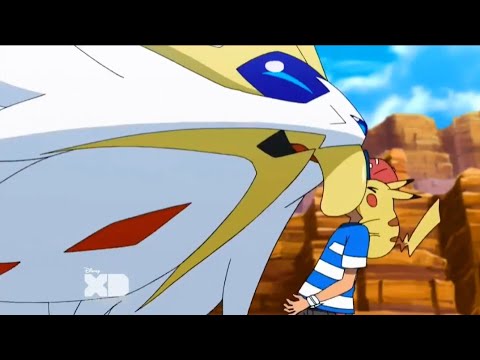 Solgaleo Ash's Face And Show His Love For Ash