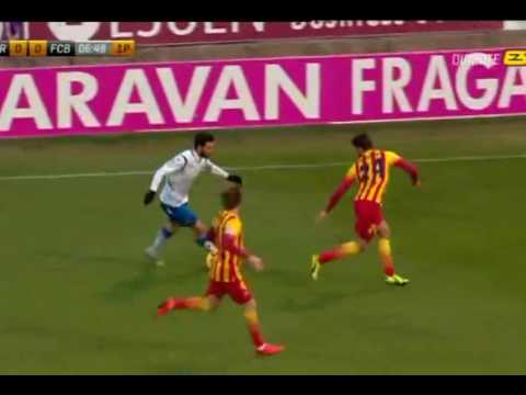 2015 02 07 liga24   Real Zaragoza - F C Barcelona B
