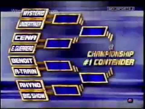 Rey Mysterio  The Undertaker  John Cena  Eddie Guerrero  A Train  Chris Benoit  Rhyno  Big Show