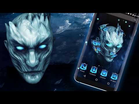 Ice White Walker 3D Theme Video
