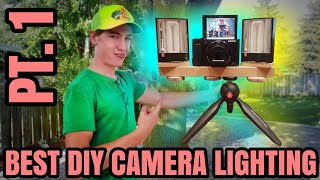 Homemade Vlog Camera Lighting Mount (Part 1)