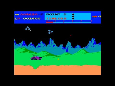 Lukozer Retro Game Review 299 - Moon Patrol - Arcade Coin-Op