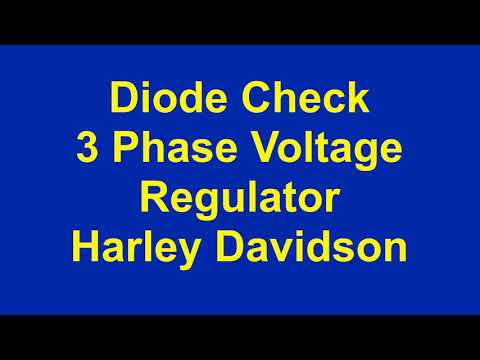 Harley Voltage Regulator Check