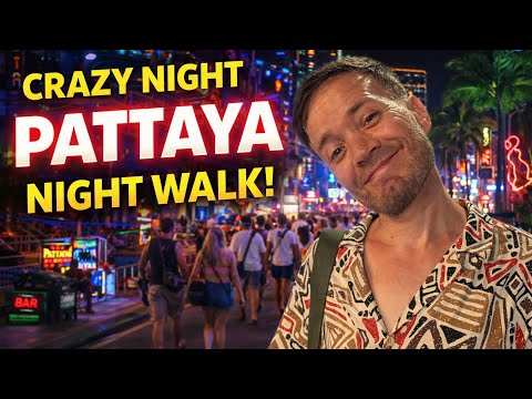Tayland Pattaya'da Gece Yürüyüşü
