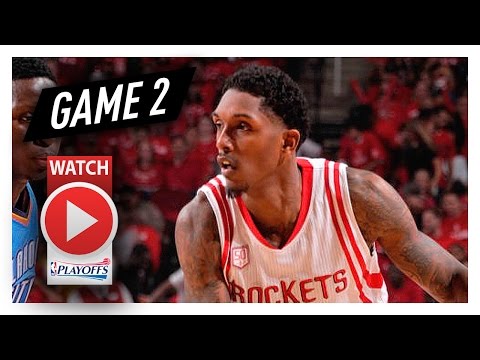 Lou Williams Full Game 2 Highlights vs Thunder 2017 Playoffs - 21 Pts off the bench!