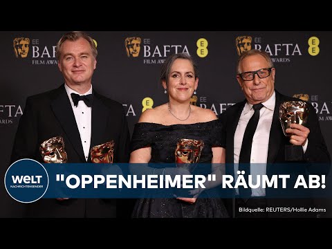 BRITISCHER "BAFTA" FILMPREIS IN LONDON:  "Oppenheimer" räumt sieben Preise ab!