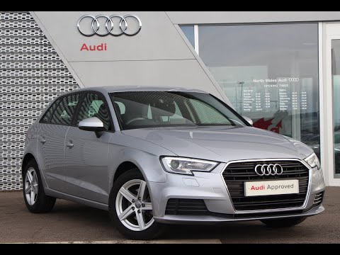 CX17UKY AUDI A3 TDI SE SILVER 2017, North Wales Audi