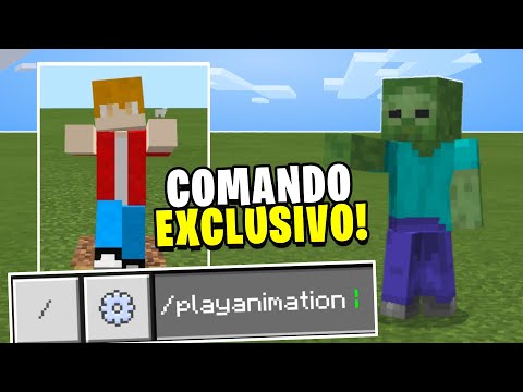 The Amazing Animations Command for Minecraft PE 1.16 - How to use /playanimation (Bedrock)