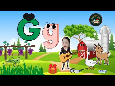 The Letter Gg  |  C-V Blends ga ge gi go gu  | Phonics Reading