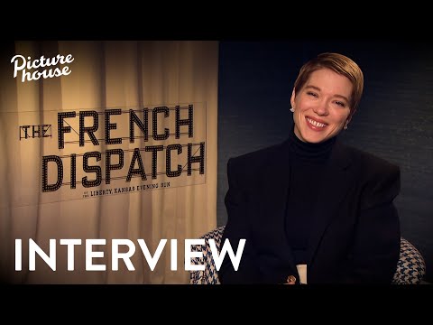 Thumbnail of the video: Lea Seydoux on The French Dispatch | Interview