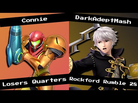 Losers Quarters - Connie (Samus) vs DarkAdeptMash (Robin) Rockford Rumble 28