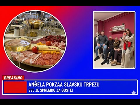 SLAVA KOD ANĐELE ĐURIČIĆ! Trpeza puna luksuza – svi gledaju u jedan detalj