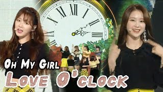 [HOT] OH MY GIRL - Love O&#39;clock, 오마이걸 - 러브 어클락 Show Music core 20180224
