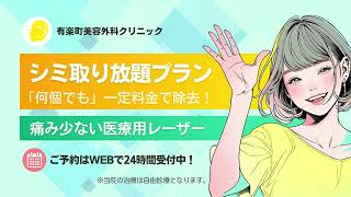 何個でもOK！シミ取り放題プラン