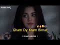 gham dy Kram bimar |slowed+reverb| pashto song by ghanam rang #pashtosong #slowedandreverb