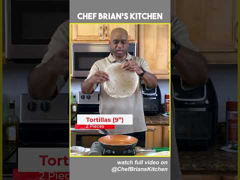 Scrambled Eggs & Bacon Stuffed Quesadillas Made in a 10-Inch Nonstick Skillet