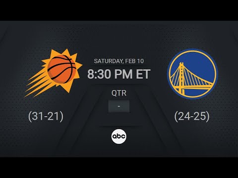 Phoenix Suns @ Golden State Warriors NBA on ABC Live Scoreboard