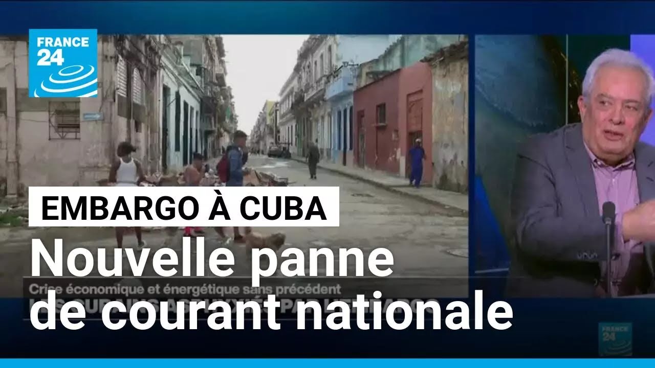 Illustration: Cuba asphyxié par l'embargo américain : la crise explose
