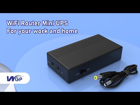 WGP 12V Mini DC UPS | WiFi Router UPS for your work and home #miniups