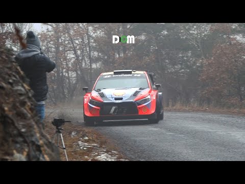 WRC Rally Montecarlo 2025⚠️Test Ott TANAK - Hyundai I20 Rally 1