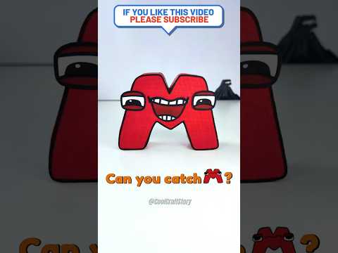 👉 Can you catch M? 😀 #shorts