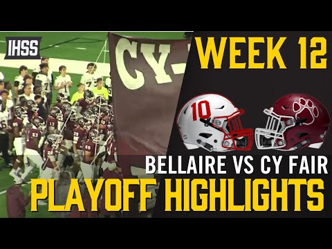 Bellaire vs Cy Fair - 2023 Week 12 Football Highlights
