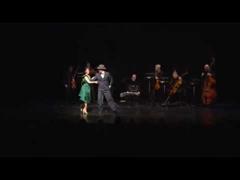  Cyrena Drusine  and  Steinar Refsdal  are  dancing  to  the  vals  "  Romance de Barrio  "  by  Aníbal Troilo  in  2020