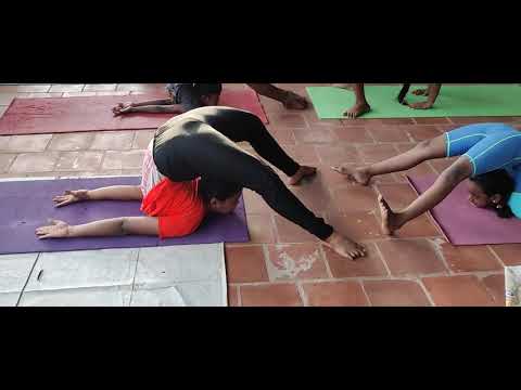 PRAGNYA YOGA ACADEMY poorna salabasana competition practice