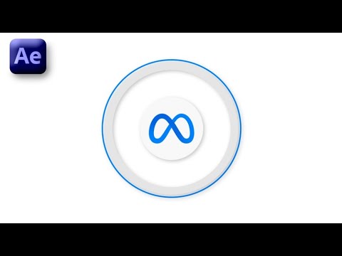 Simple Meta Logo Animation In Adobe After Effects - After Effects Tutorial - No Plugins.
