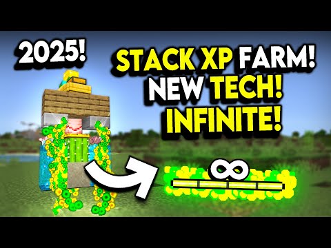 55 Lvl in 60s! BEST XP Farm For Minecraft Bedrock 1.21+!
