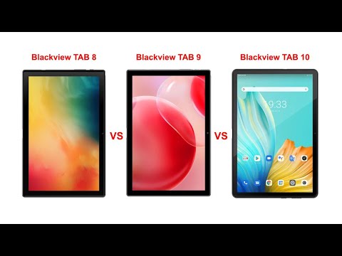 Blackview TAB 8 vs Blackview TAB 9 vs Blackview TAB 10 tablets (link and coupons in the description)