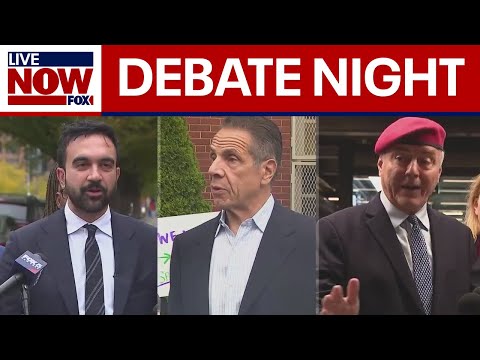 Video | NYC mayoral race: Mamdani, Cuomo, Sliwa to debate Thursday | LiveNOW from FOX