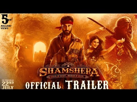 Shamshera Official Teaser/Ranbir Kapoor,Sanjay Dutt,Vaani Kapoor/ Karan Malhotra/22 July 2022 ,Zee