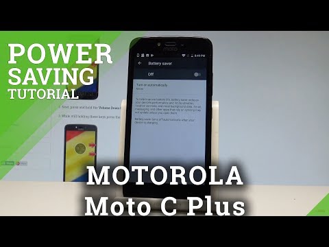How to Use Battery Saver in MOTOROLA Moto C Plus - Power Saving |HardReset.Info