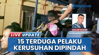 15 Provokator Rusuh Konstatering Lahan PGSD Dipindah ke Mapolda Sultra, Tameng Pecah-Batu Jadi Bukti