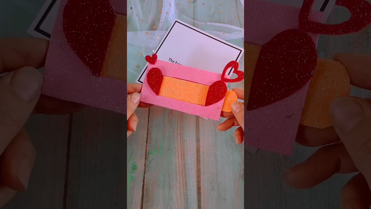 Pull This Love Surprise ❤️✨ DIY Scroll Card for Someone Special #shorts