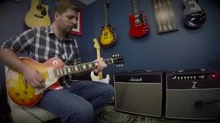 Video thumbnail for Gibson Burstbucker 1 & 2 Pickups with R8 Les Paul 1958 Historic VOS by Visual Guy